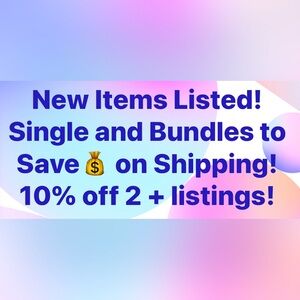 New Items Available! New Markdowns of Previous Items!